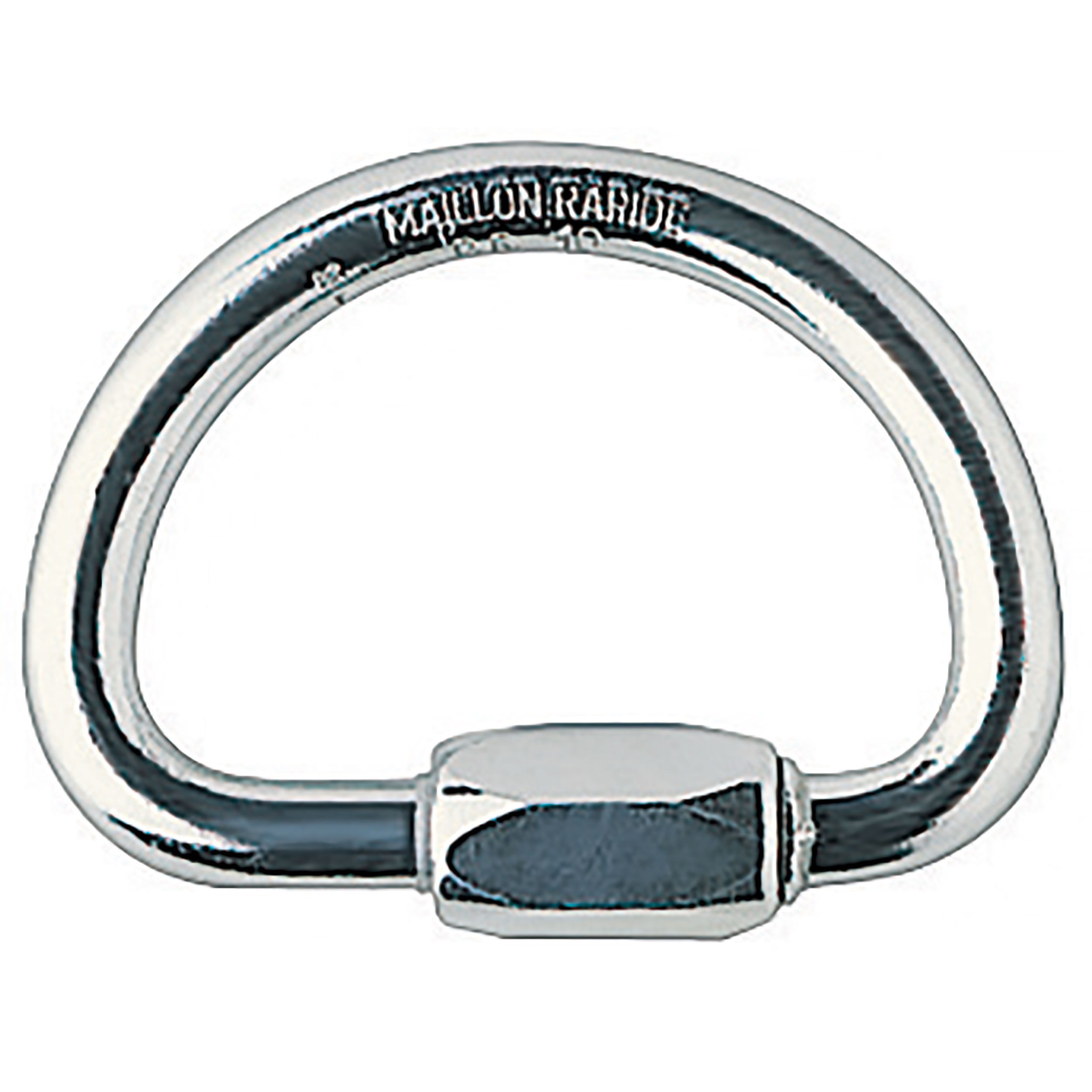 PETZL DEMI ROND Aluminium snelschakel - Halfronde vorm - 10 mm