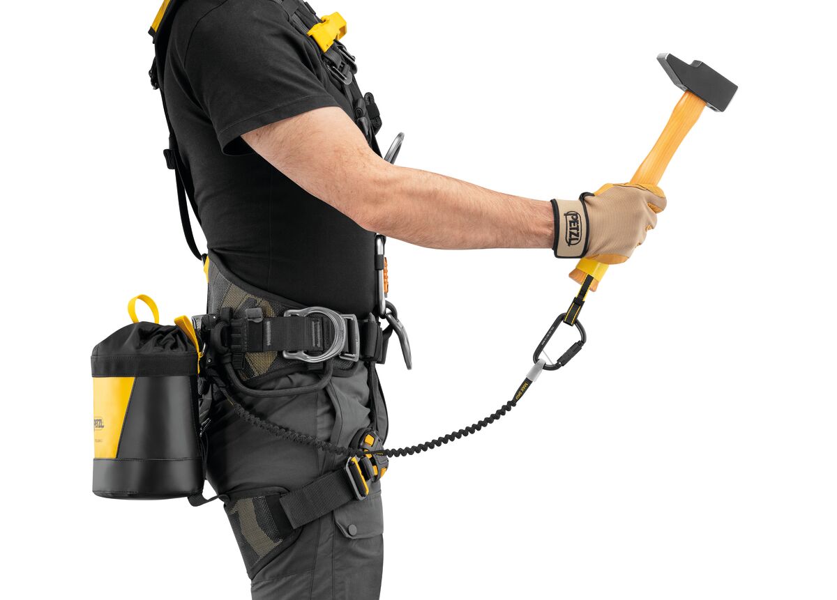 PETZL TOOLINK S and TOOLTAPE - Bevestiging voor gereedschap tot 2.3 kg - 5x TOOLINK S bandlus - 1x TOOLTAPE kleefband - Afbeelding 4