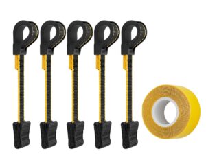 PETZL TOOLINK S and TOOLTAPE - Bevestiging voor gereedschap tot 2.3 kg - 5x TOOLINK S bandlus - 1x TOOLTAPE kleefband - Afbeelding 5