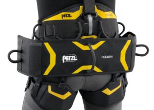 PETZL PODIUM Zitje voor hangend werk - Zwart/Geel - Afbeelding 2