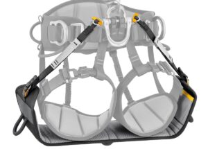 PETZL PODIUM Zitje voor hangend werk - Zwart/Geel - Afbeelding 3