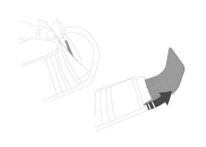 PETZL PODIUM Zitje voor hangend werk - Zwart/Geel - Afbeelding 4