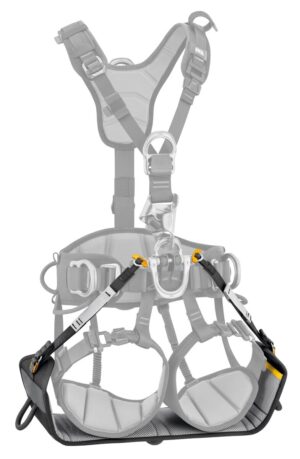 PETZL PODIUM Zitje voor hangend werk - Zwart/Geel - Afbeelding 5