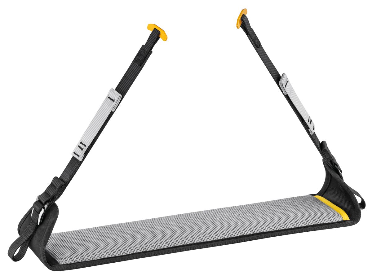 PETZL LITEPOD Compact zitje voor hangend werk - Zwart/Geel