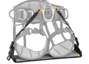 PETZL LITEPOD Compact zitje voor hangend werk - Zwart/Geel - Afbeelding 3