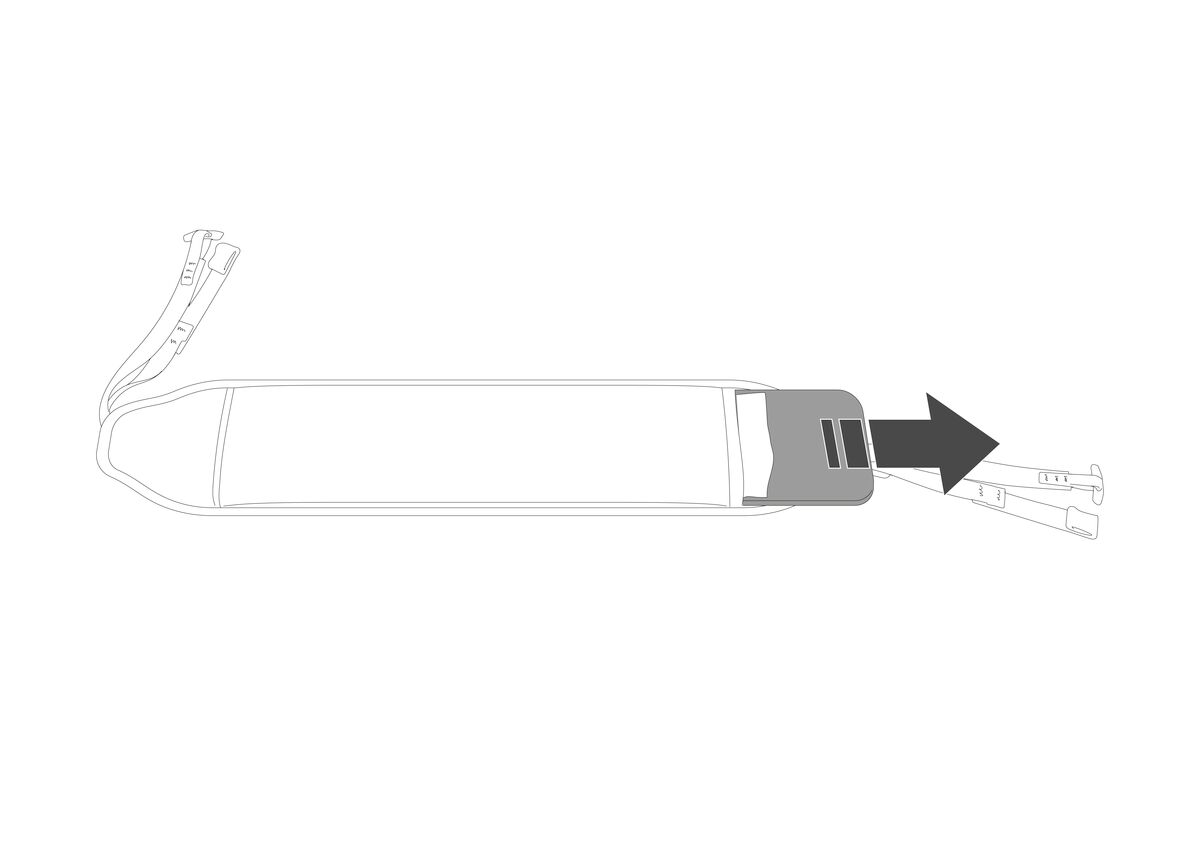 PETZL LITEPOD Compact zitje voor hangend werk - Zwart/Geel - Afbeelding 4