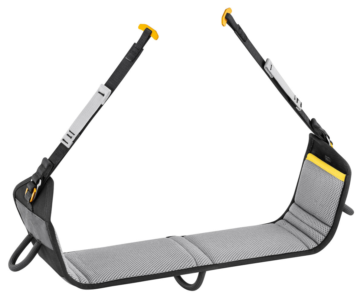 PETZL Beschermhoes voor PODIUM werkzitje Zwart/Geel