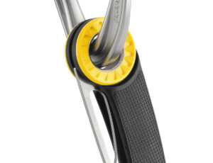 PETZL SPATHA Mes - Glad en gekarteld - Zwart
