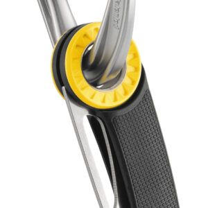 PETZL SPATHA Mes - Glad en gekarteld - Zwart