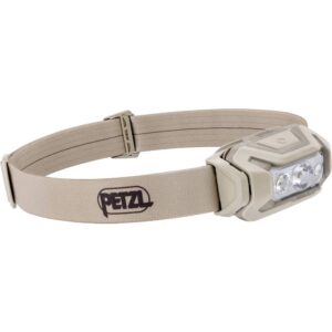 PETZL ARIA® 2 RGB Hoofdlamp - Rood/Groen/Blauw licht - Desert - Batterijen
