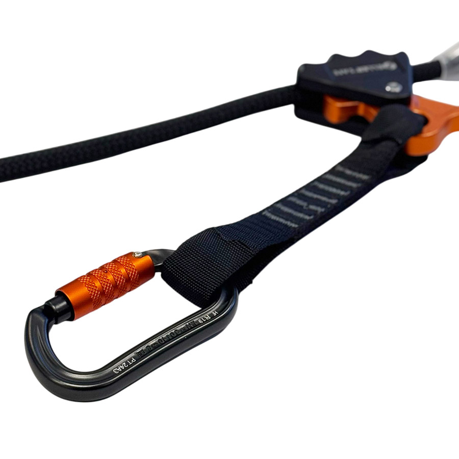 ELLERsafe AR120-G-020 Ankerlijn met klem - 20M - Zwart - Afbeelding 6
