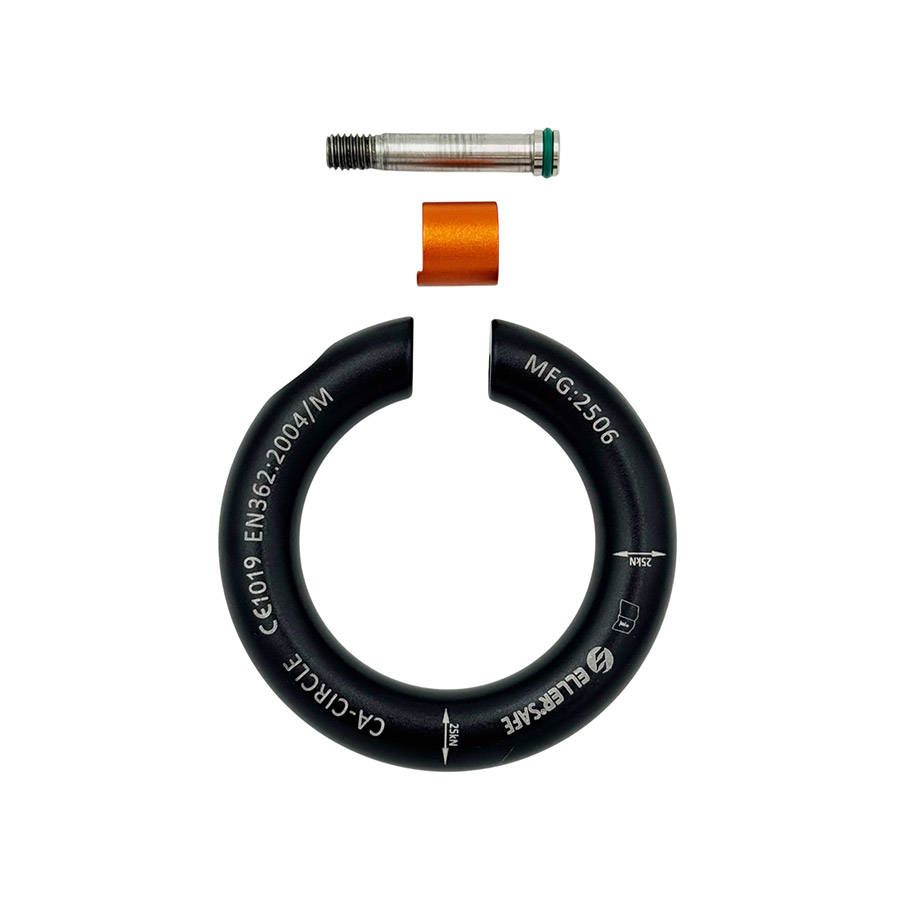 ELLERsafe CA-CIRCLE Connector - Aluminium - Tool opening - Oranje - Afbeelding 5