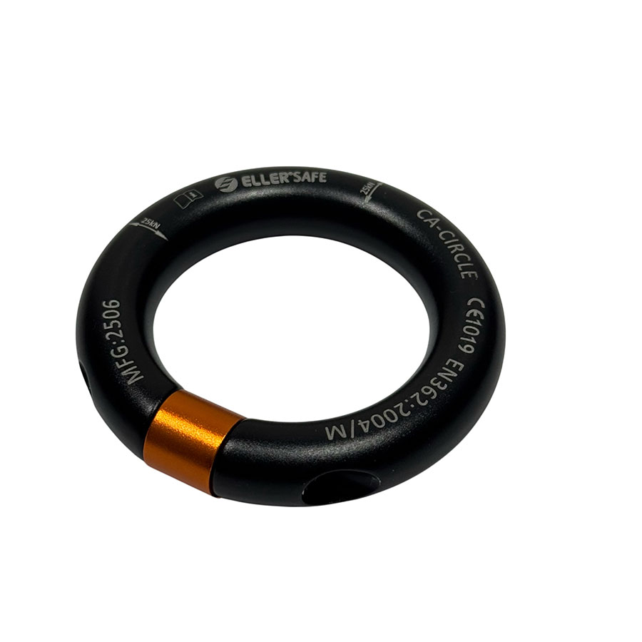 ELLERsafe CA-CIRCLE Connector - Aluminium - Tool opening - Oranje - Afbeelding 3