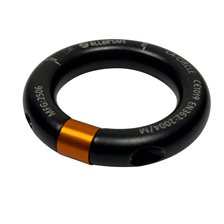 ELLERsafe CA-CIRCLE Connector - Aluminium - Tool opening - Oranje - Afbeelding 4