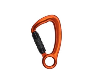 ELLERsafe CA-EASY-TR Karabijnhaak - Aluminium - Trilock - Oranje