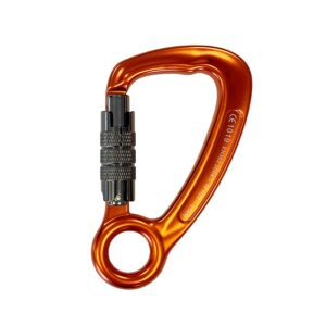 ELLERsafe CA-EASY-TR Karabijnhaak - Aluminium - Trilock - Oranje - Afbeelding 2