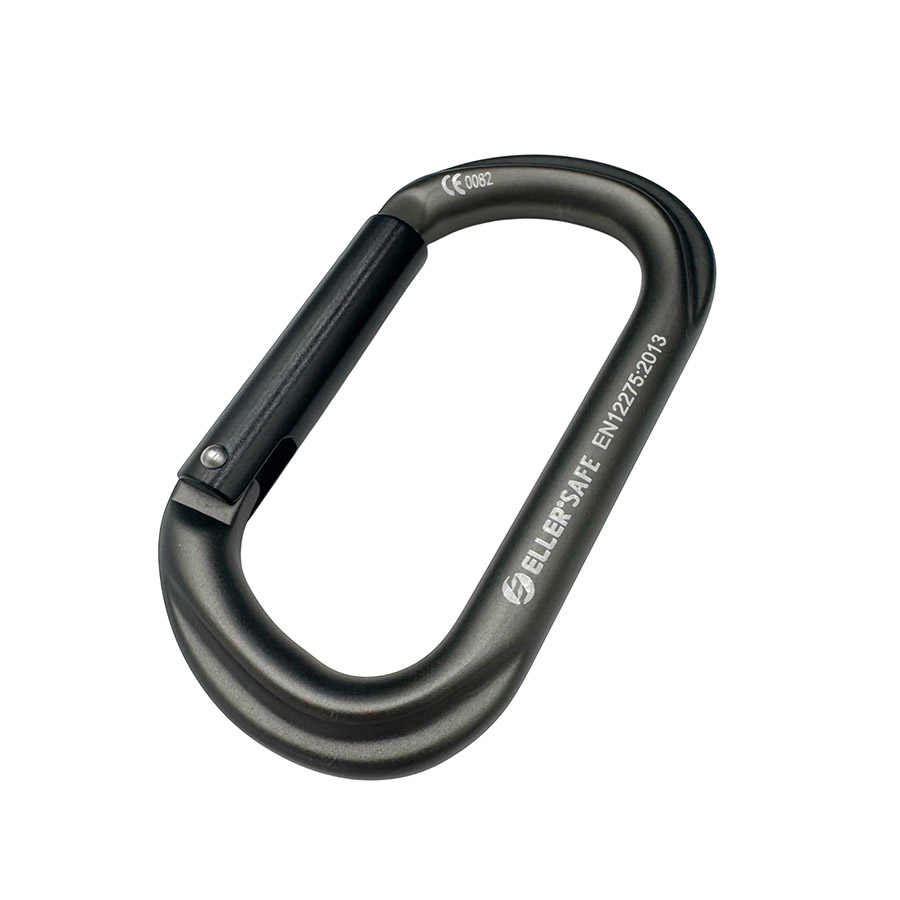 ELLERsafe CA-ELLIPSE-NL Karabijnhaak - Aluminium - Non-lock - Grijs - Afbeelding 2