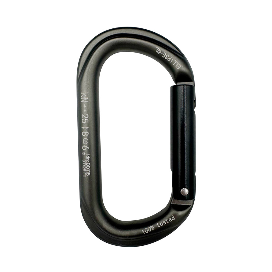 ELLERsafe CA-ELLIPSE-NL Karabijnhaak - Aluminium - Non-lock - Grijs - Afbeelding 3