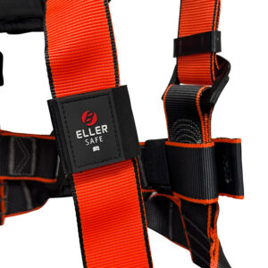 ELLERsafe H115 Antivalharnas met snelsluitingen - Zwart/Oranje - Afbeelding 5
