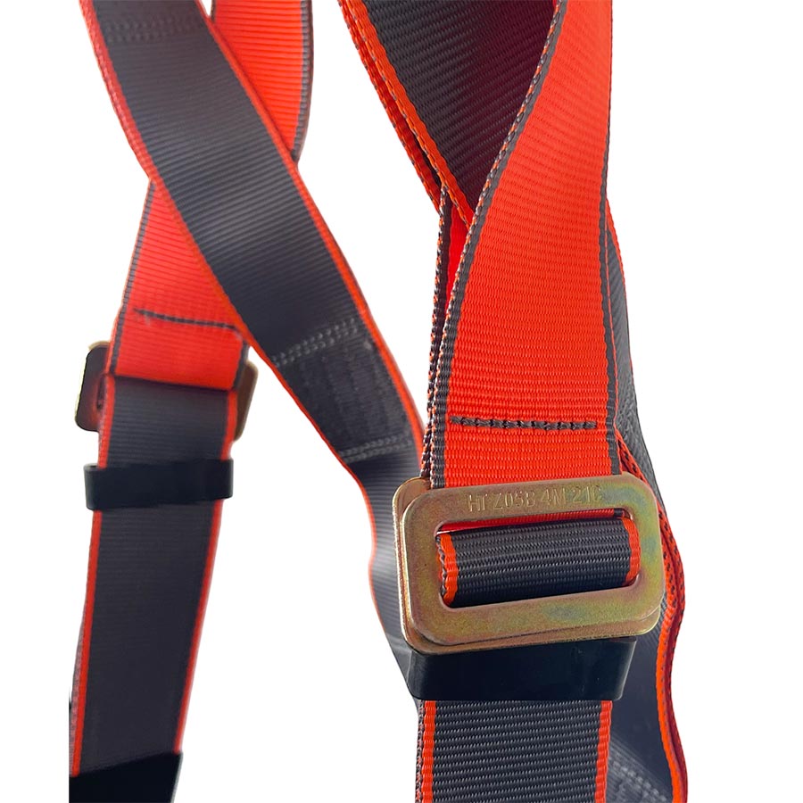 ELLERsafe H120 Antivalharnas met reddingslussen - Zwart/Oranje - Afbeelding 4
