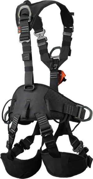 ELLERsafe H330 Rope-Access harnas - Met stijgklem - Maat M-XL - Zwart/Grijs - Afbeelding 2