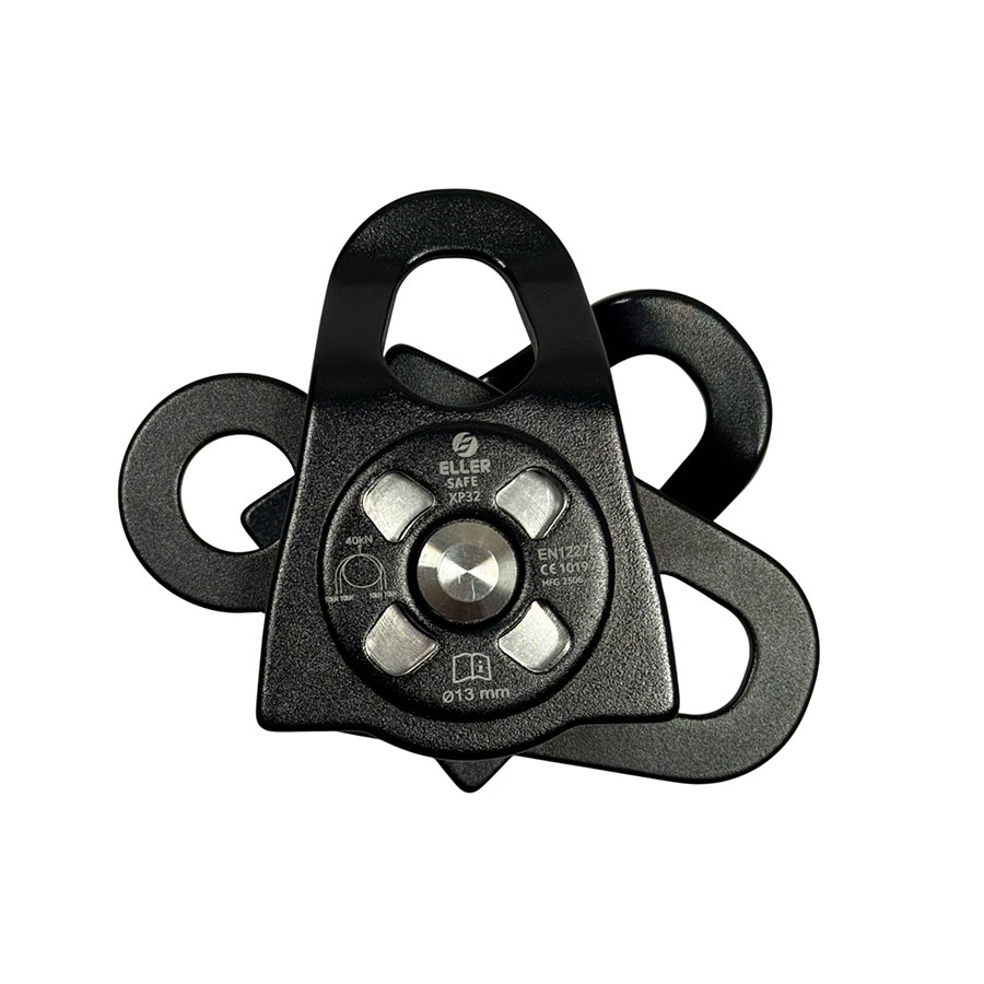 ELLERsafe XP32 Lichtgewicht dubbel katrol - Zwart - Afbeelding 2