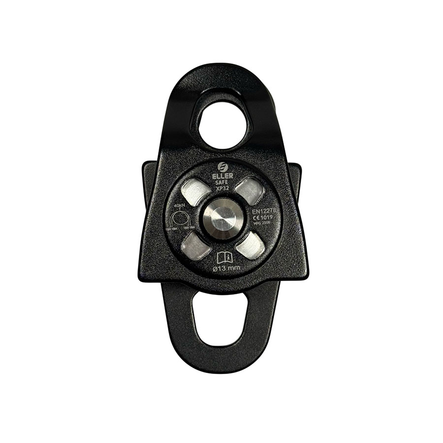 ELLERsafe XP32 Lichtgewicht dubbel katrol - Zwart - Afbeelding 3