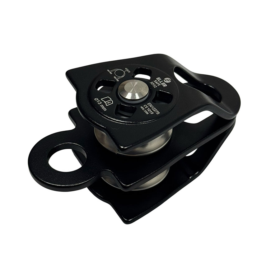 ELLERsafe XP32 Lichtgewicht dubbel katrol - Zwart - Afbeelding 4