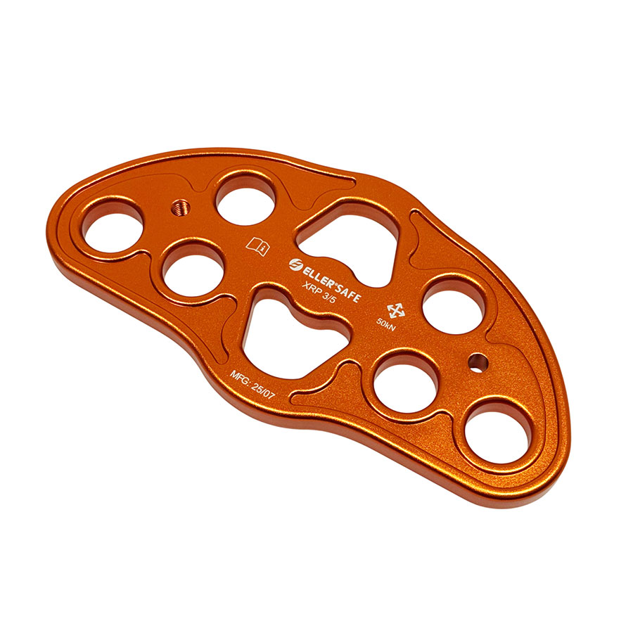 ELLERsafe XRP13 Rigging plate - 3/5 - Aluminium - Oranje - Afbeelding 2